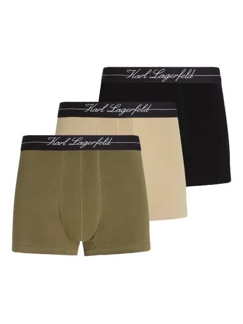 Karl Lagerfeld contrasting-waistband boxers