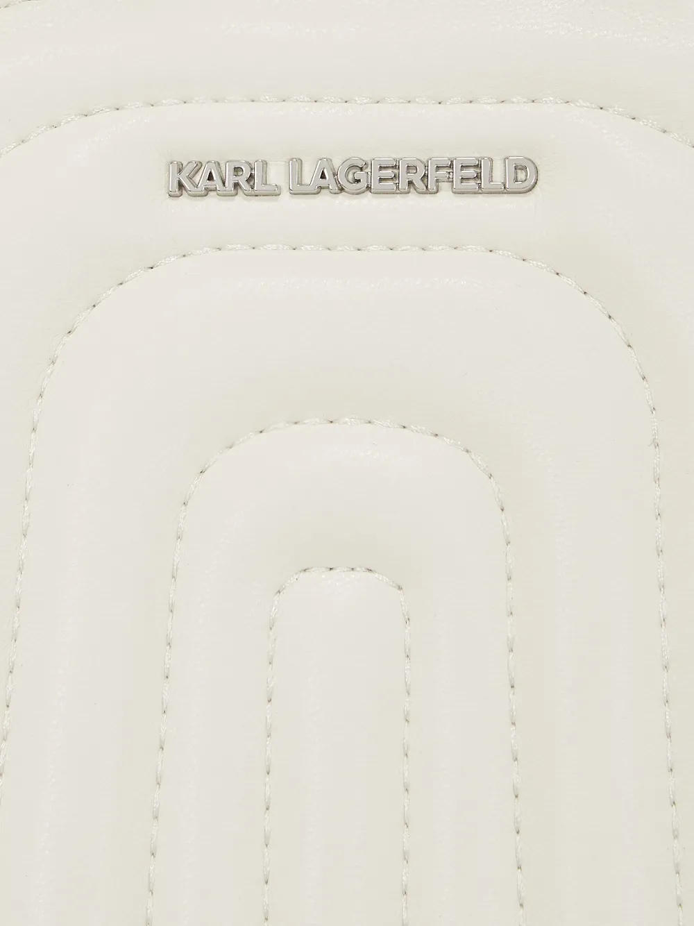 Karl Lagerfeld Gewatteerde mini-handtas Wit