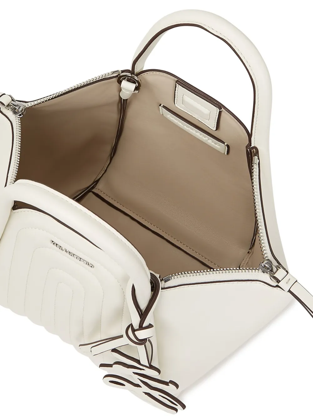 Karl Lagerfeld Gewatteerde mini-handtas Wit