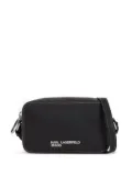 Karl Lagerfeld Jeans logo-lettering crossbody bag - Black