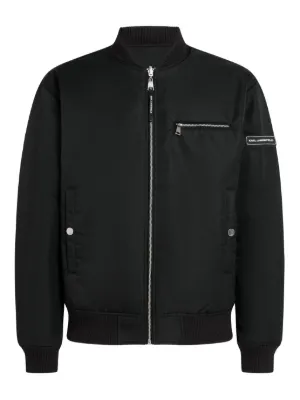 Karl Lagerfeld レザージャケット | ブラック | FARFETCH JP