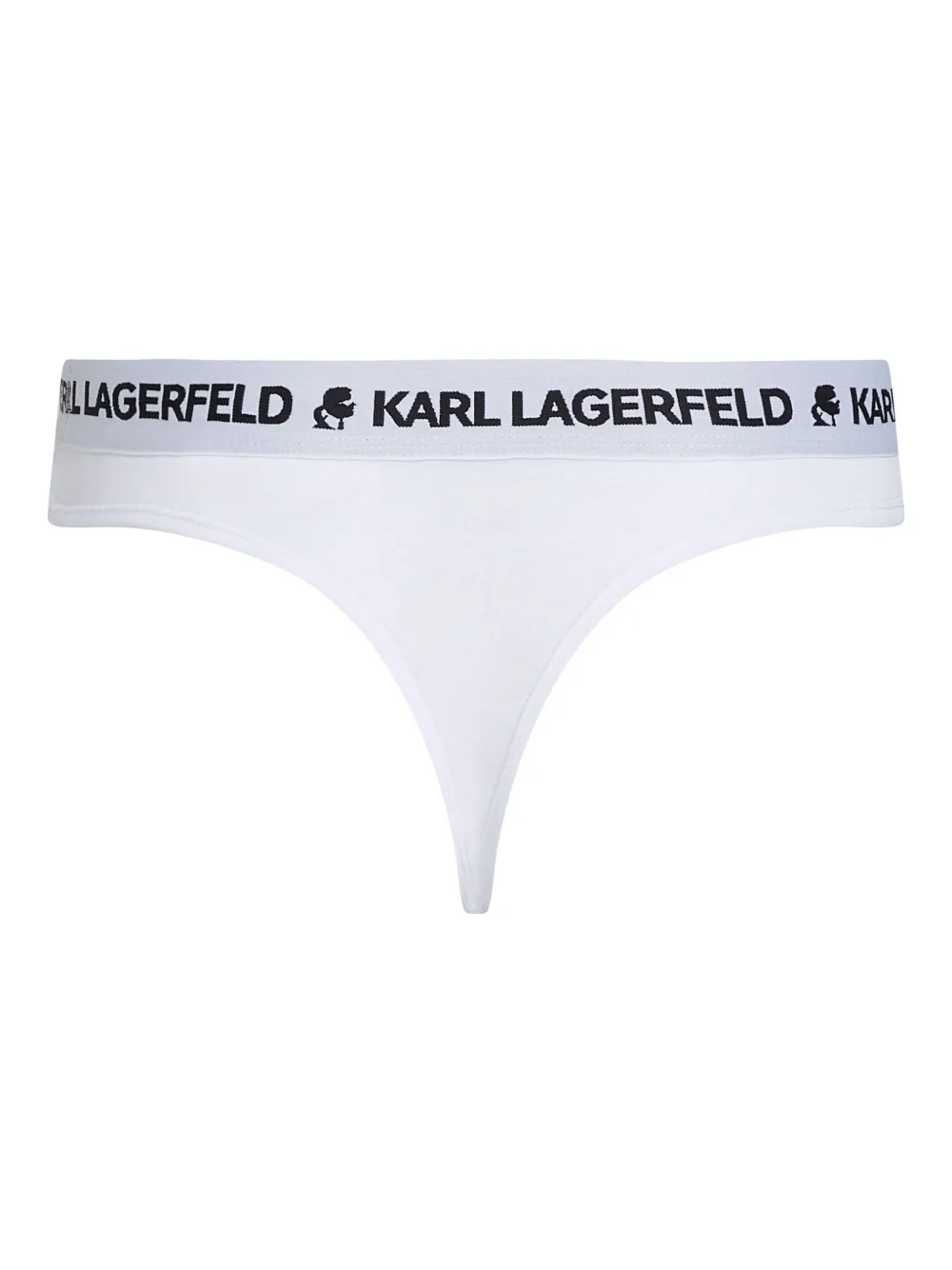 Karl Lagerfeld String met logoband - Wit