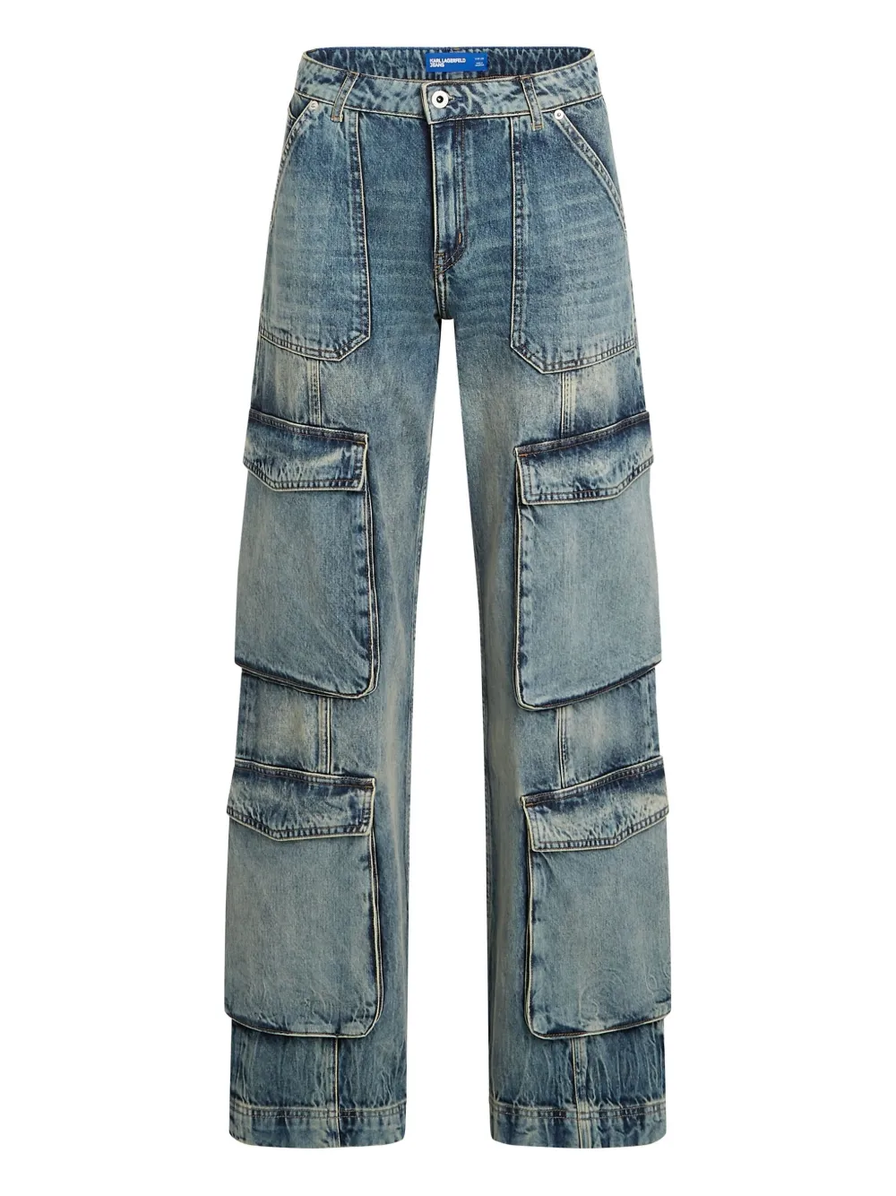 Karl Lagerfeld Jeans relaxed cargo jeans | Blue | Image 1