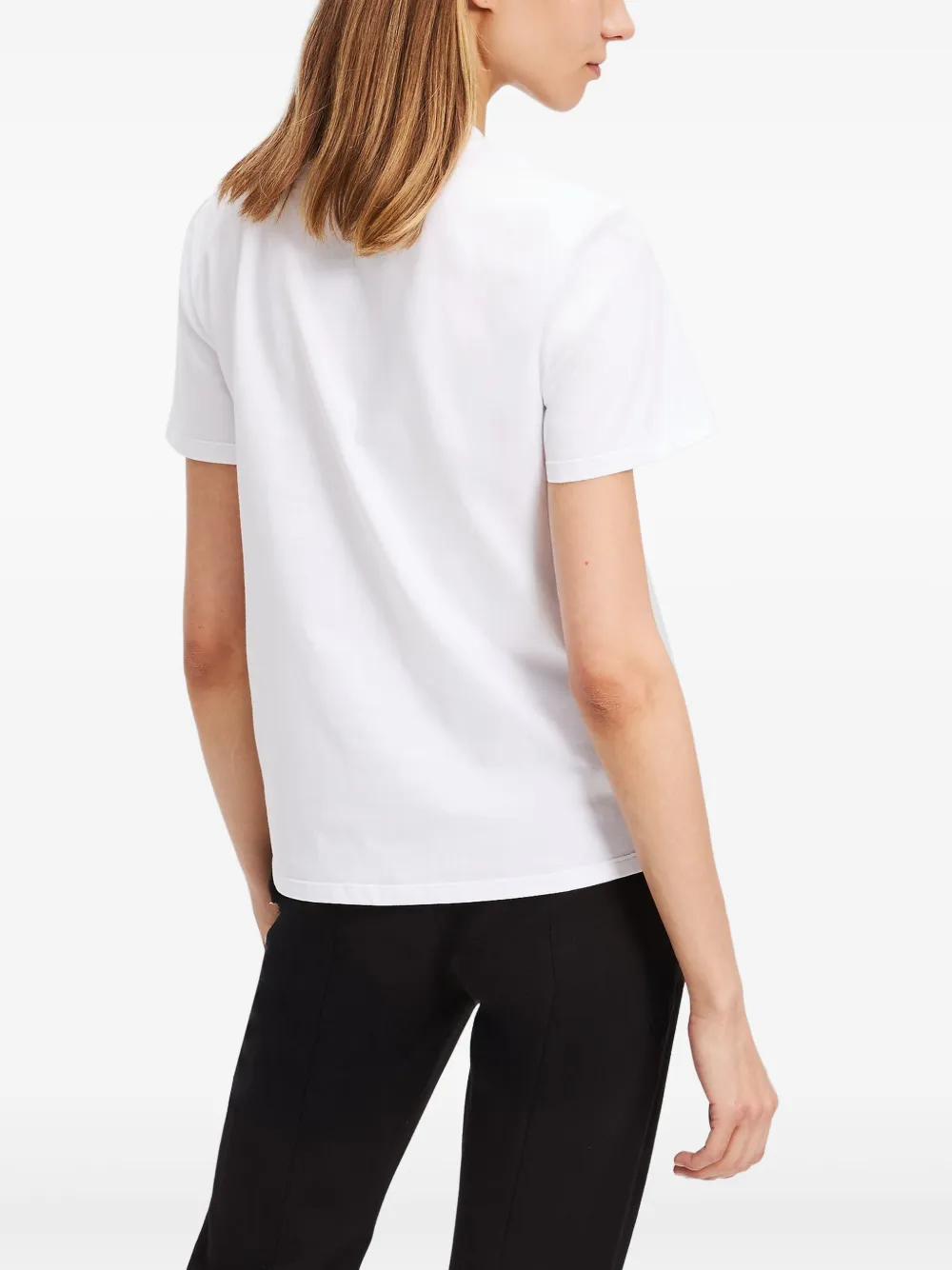 Shop Karl Lagerfeld Logo-print T-shirt