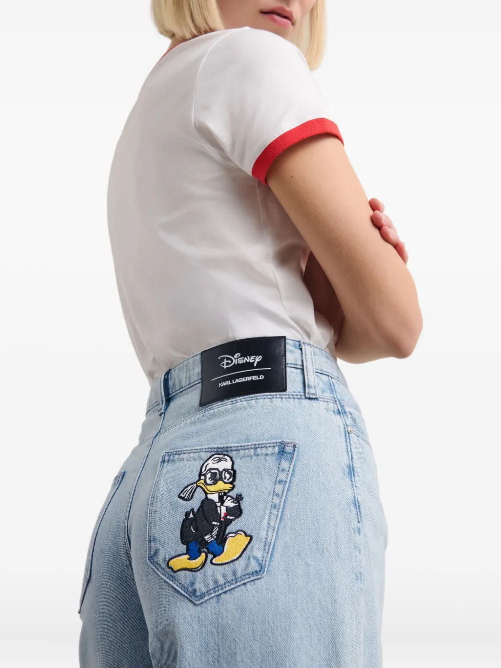 Karl Lagerfeld x Disney katoenen jeans Blauw