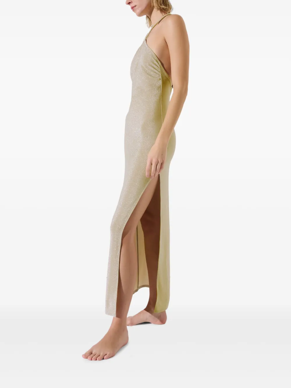 Karl Lagerfeld Halterjurk Beige