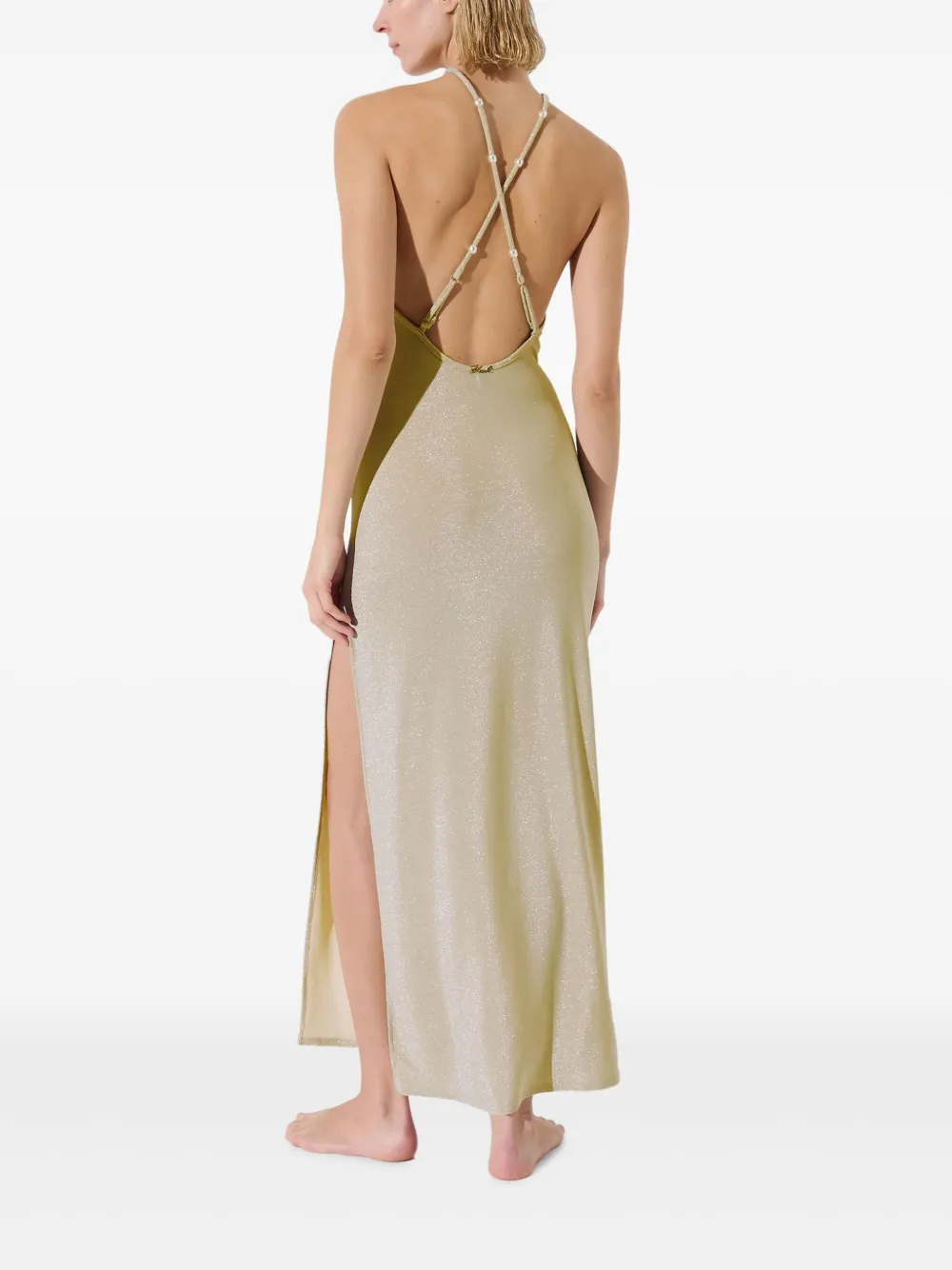 Karl Lagerfeld Halterjurk Beige