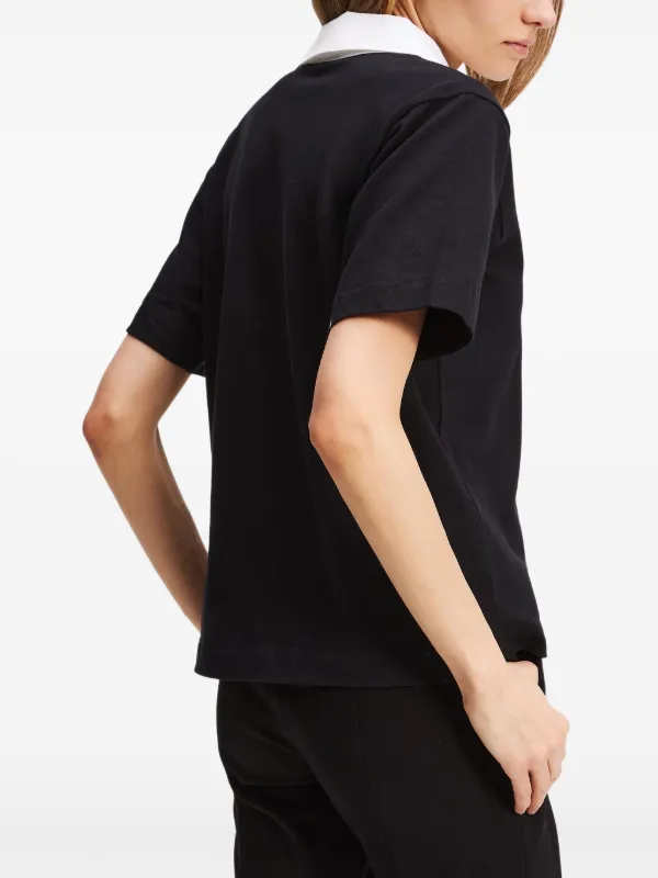 Karl Lagerfeld Signature ポロシャツ | ブラック | FARFETCH JP