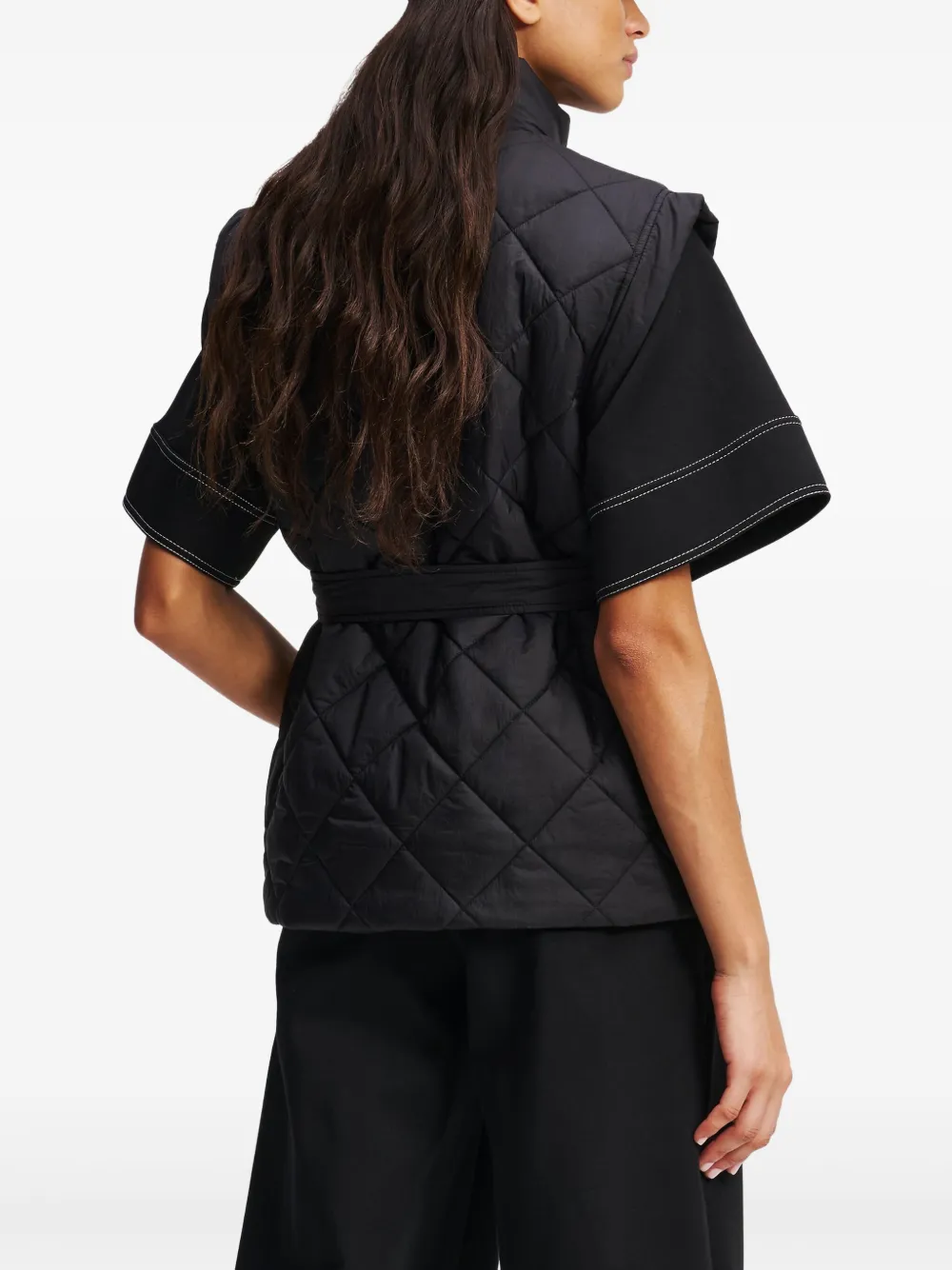 Karl Lagerfeld Lichtgewicht bodywarmer Zwart