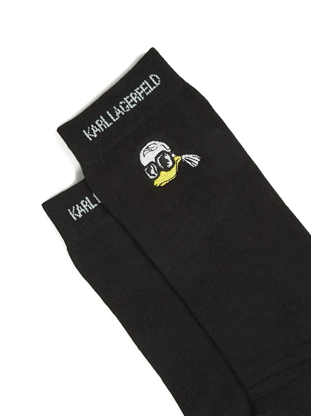 Karl Lagerfeld x Disney drie paar sokken met logo-jacquard Zwart
