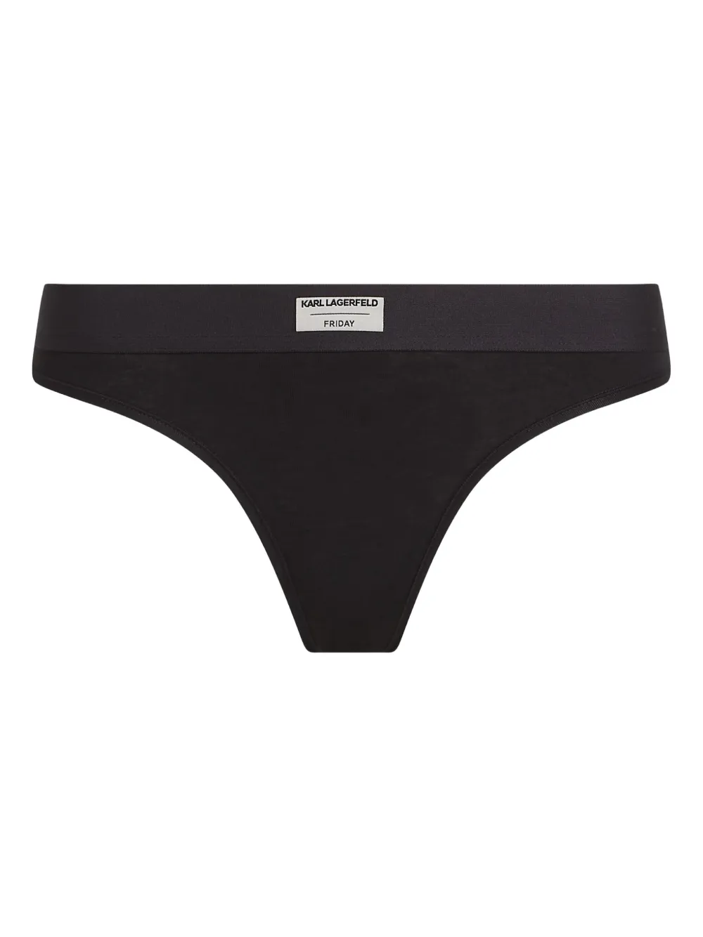 Karl Lagerfeld Zeven strings - Zwart
