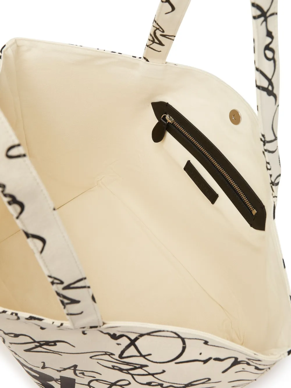 Karl Lagerfeld Shopper met print Wit