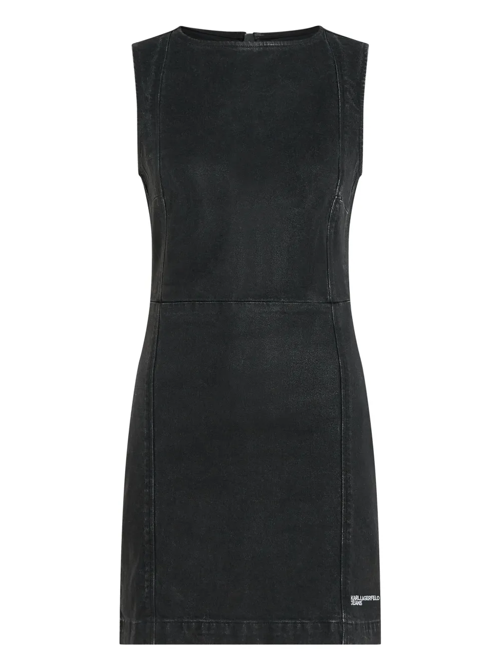 coated denim dress