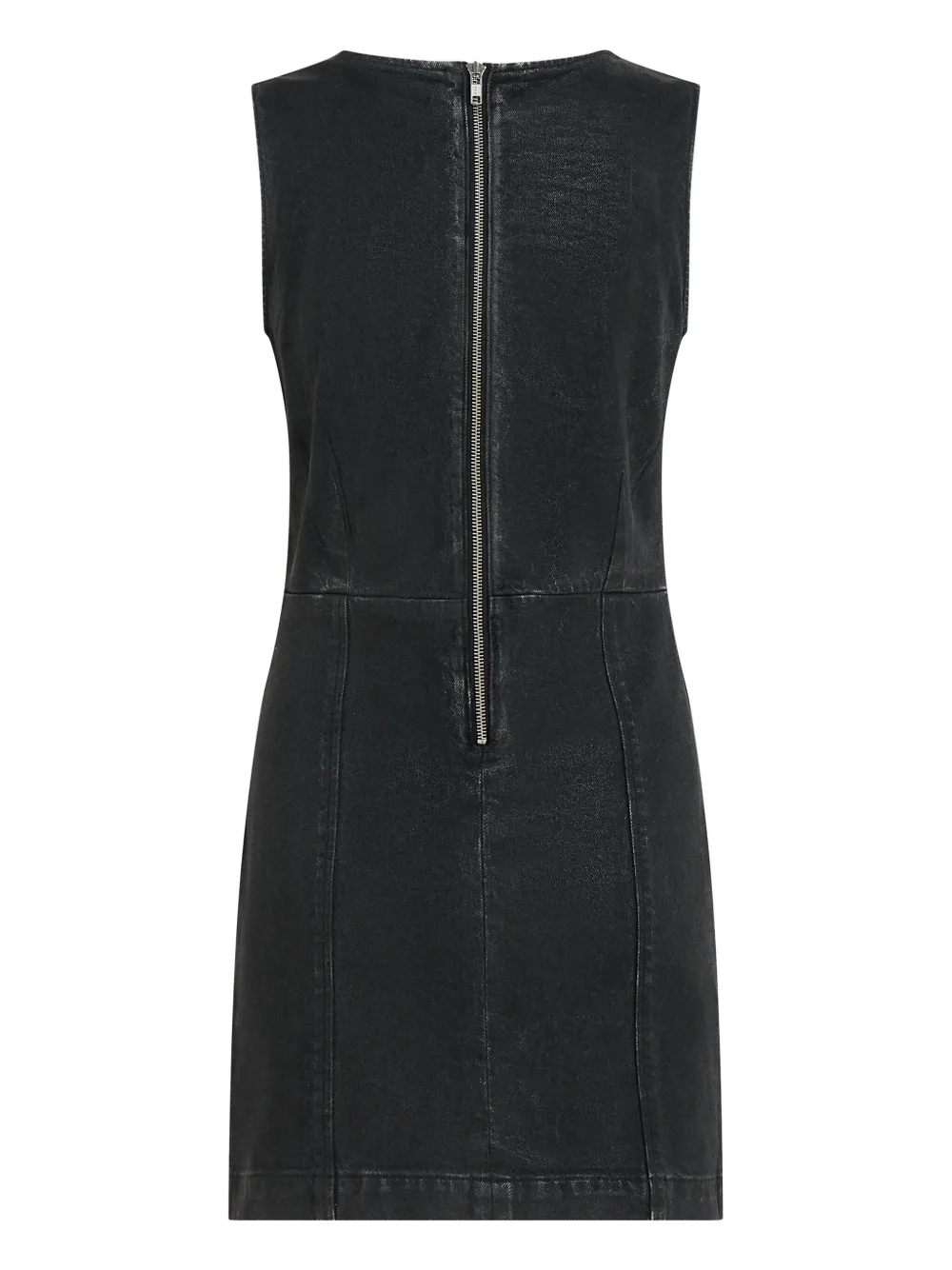 Coated Denim Dress