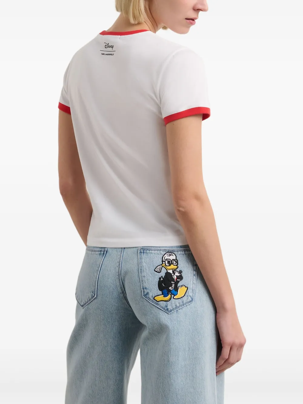 Karl Lagerfeld x Disney Petite T-shirt Wit