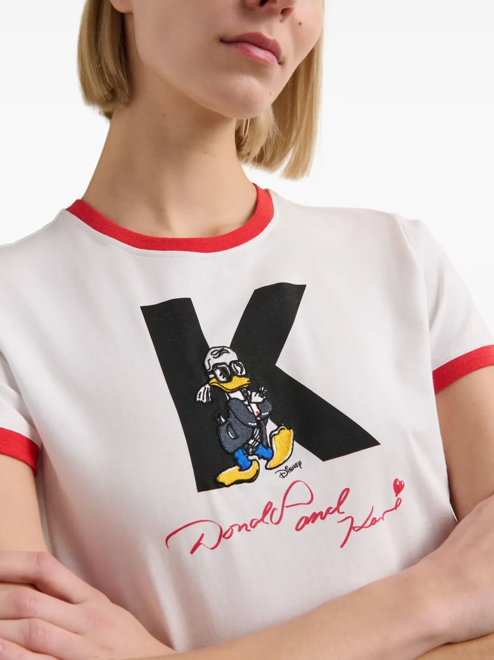 Karl Lagerfeld x Disney Petite T-shirt Wit