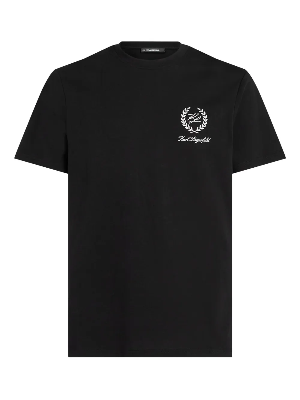 Karl Lagerfeld Embroidered-logo T-shirt