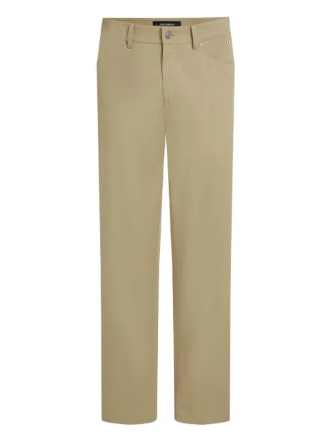 Karl Lagerfeld pantalones chinos con diseño recto