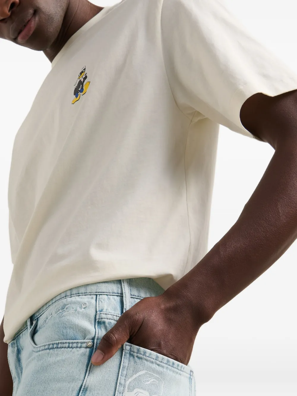 Karl Lagerfeld x Disney straight jeans Blauw