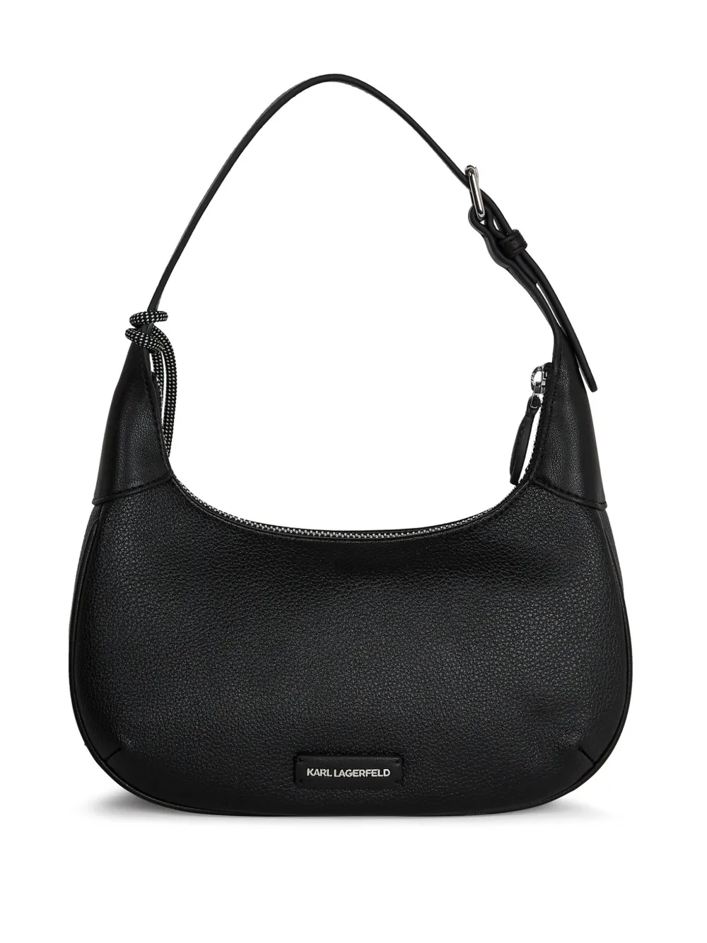 Karl Lagerfeld Ikon Pin slouchy schoudertas Zwart