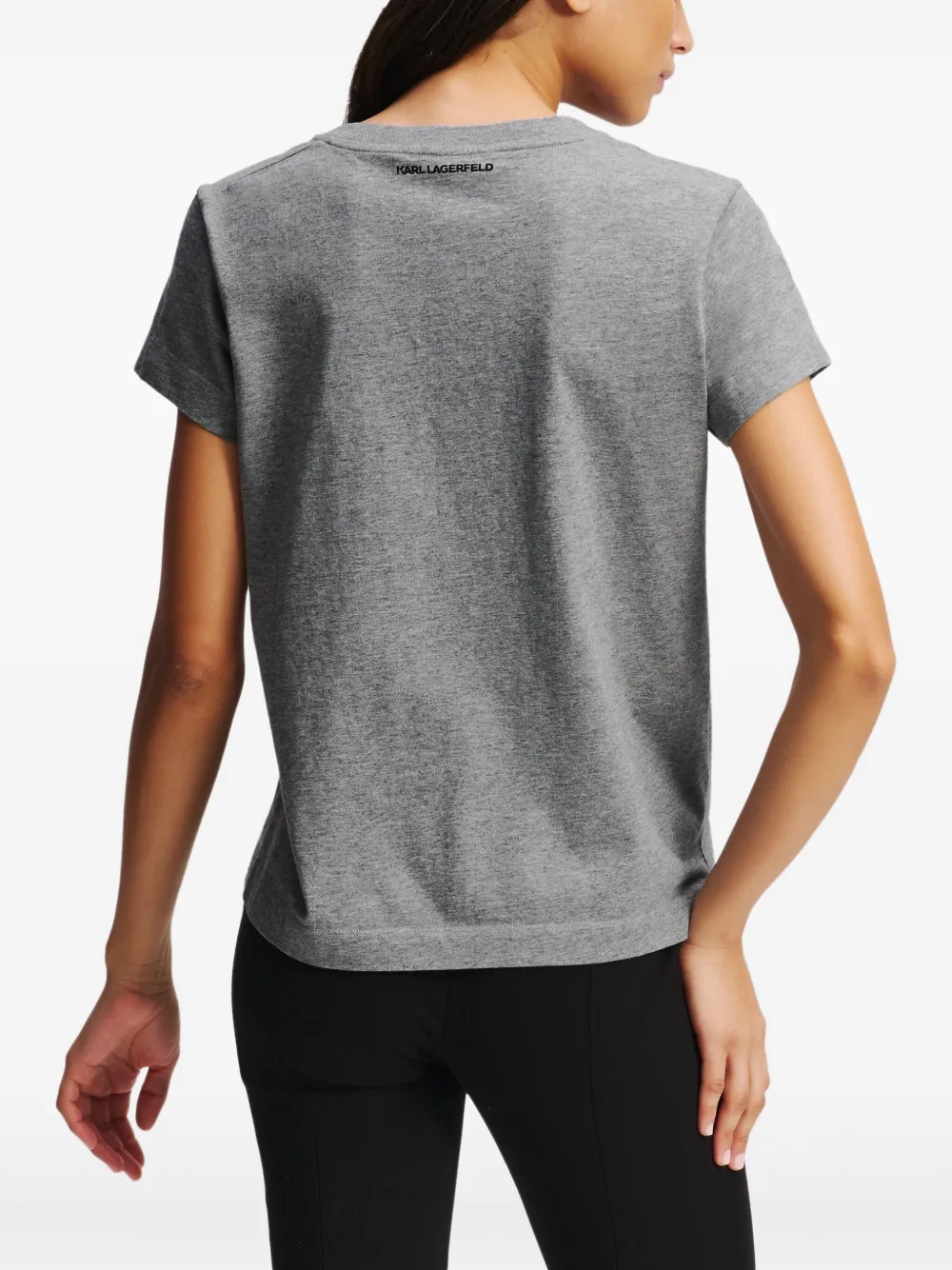 Karl Lagerfeld Rue St-Guillaume T-shirt Grijs