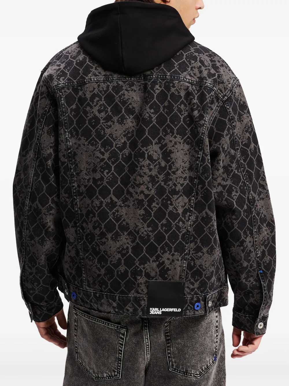 Karl Lagerfeld Jeans Denim jack Grijs