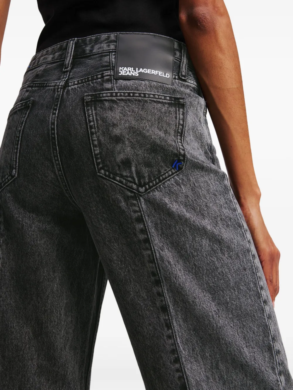 Karl Lagerfeld Jeans Ruimvallende jeans Grijs