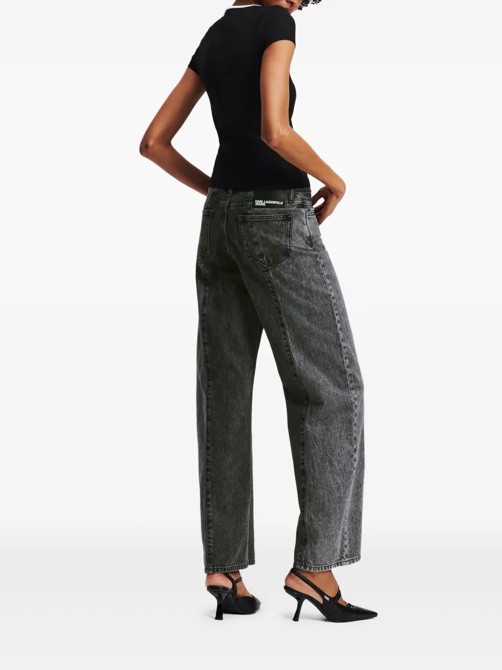 Karl Lagerfeld Jeans Ruimvallende jeans Grijs