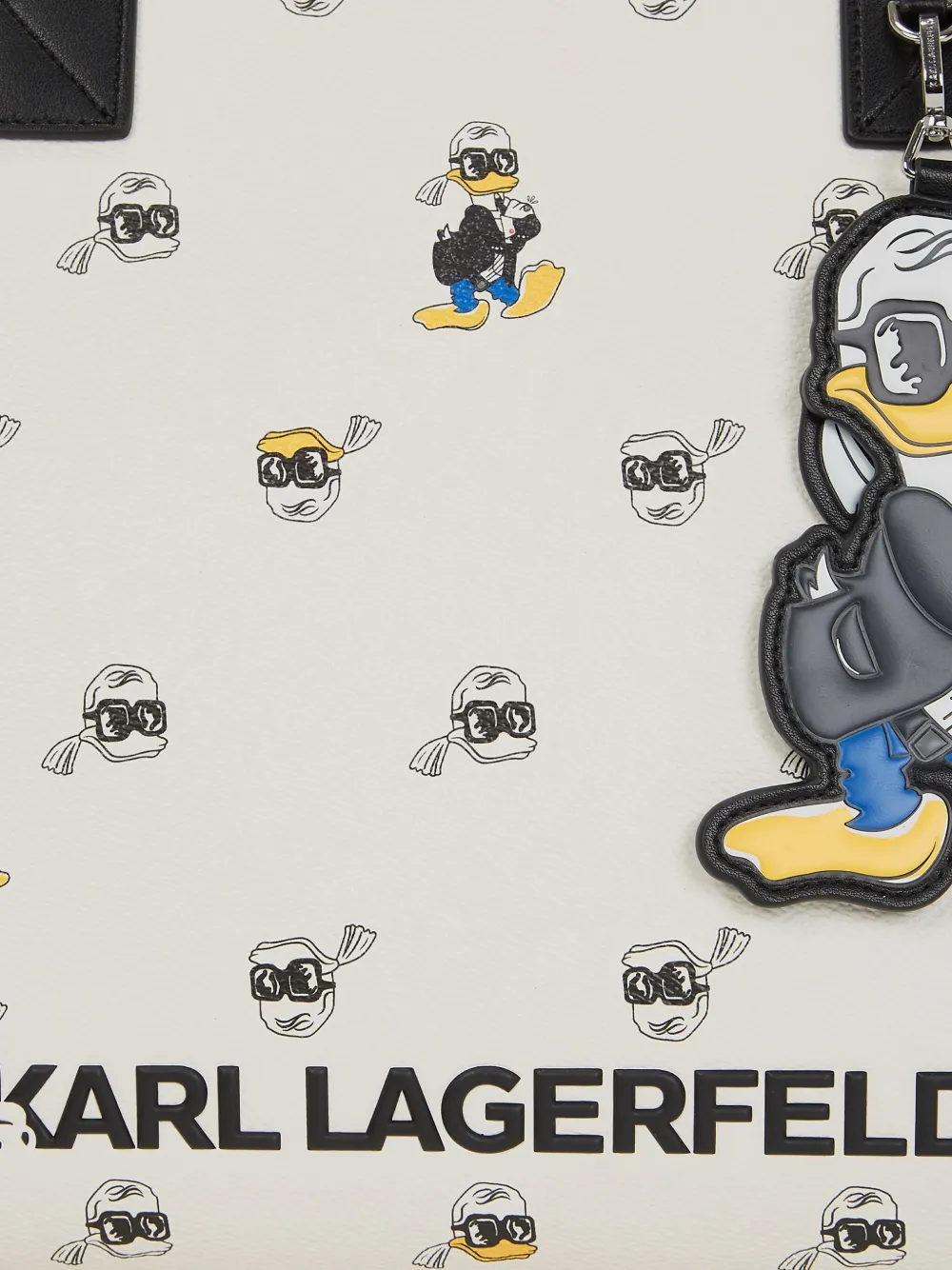 Karl Lagerfeld x Disney shopper met all-over print Wit