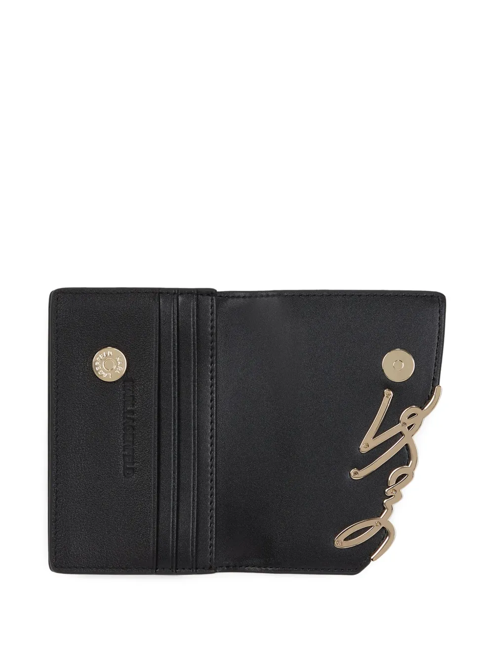 Karl Lagerfeld Signature portemonnee Zwart