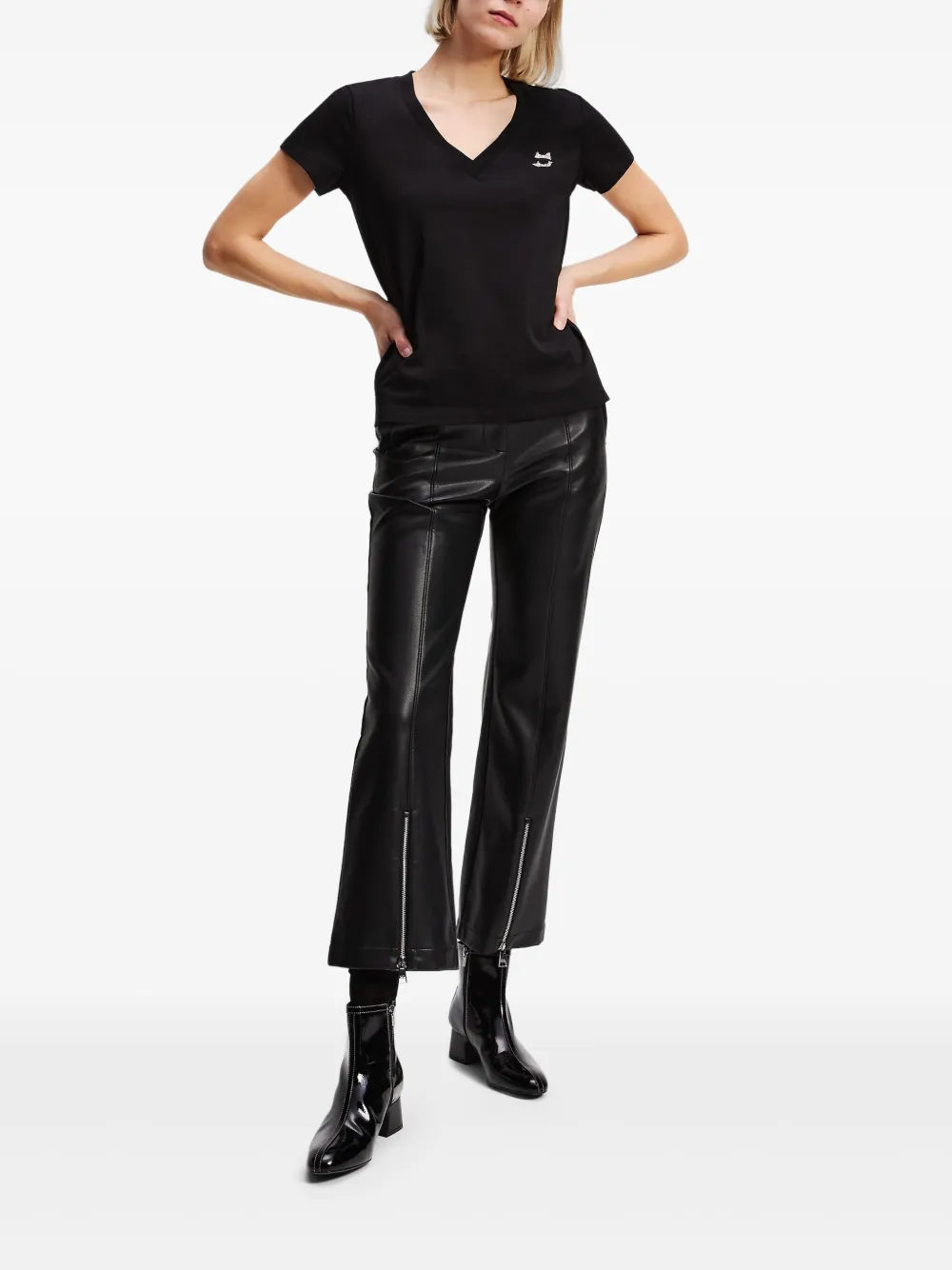 Karl Lagerfeld playera Ikon con strass | Playeras y jerséis | Image 2