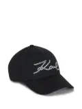 Karl Lagerfeld stud-embellished cap - Black