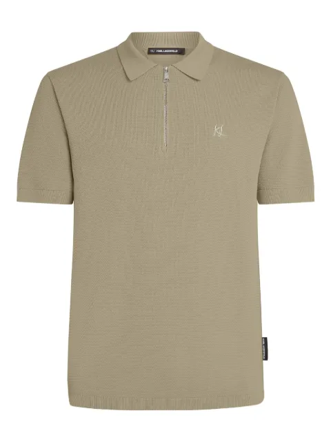 Karl Lagerfeld half-zip polo shirt