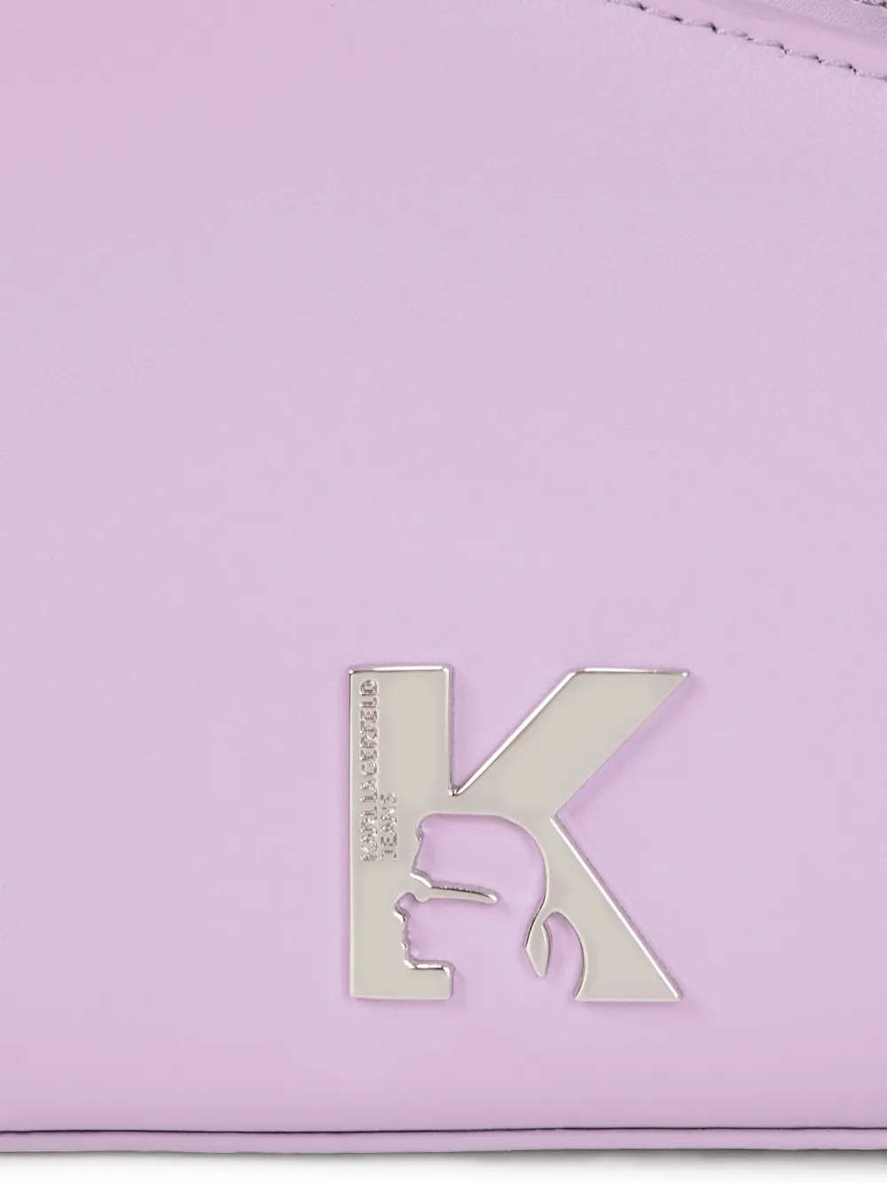 Karl Lagerfeld Jeans logo-lettering crossbody bag Paars