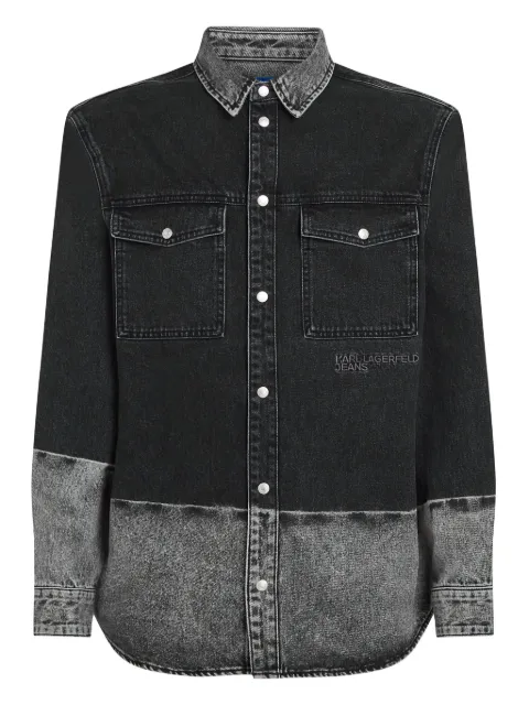 Karl Lagerfeld Jeans chemise à effet dégradé