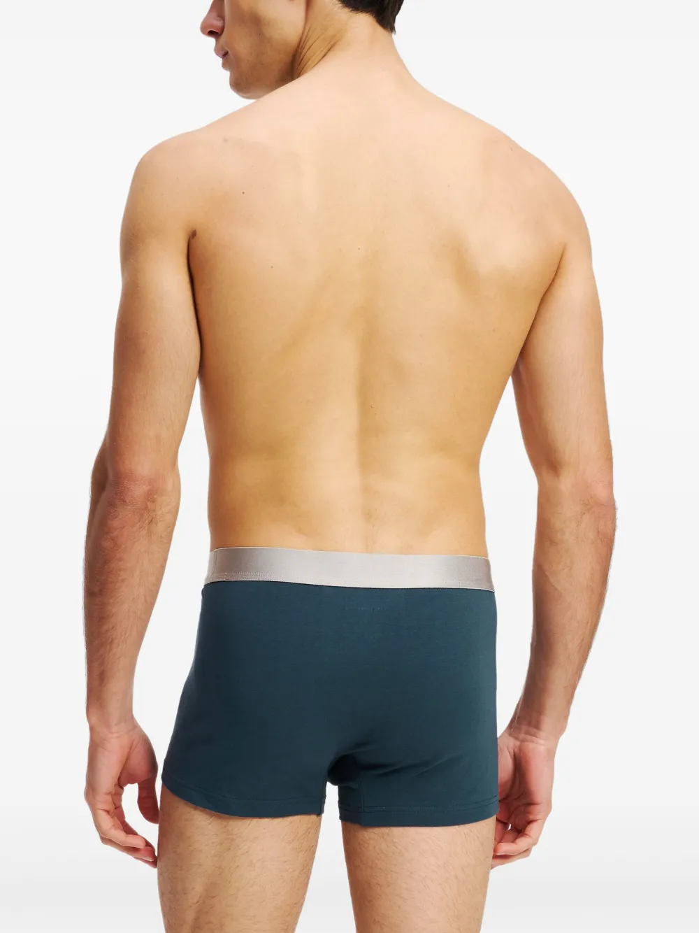 Karl Lagerfeld Boxershorts met elastische tailleband Blauw