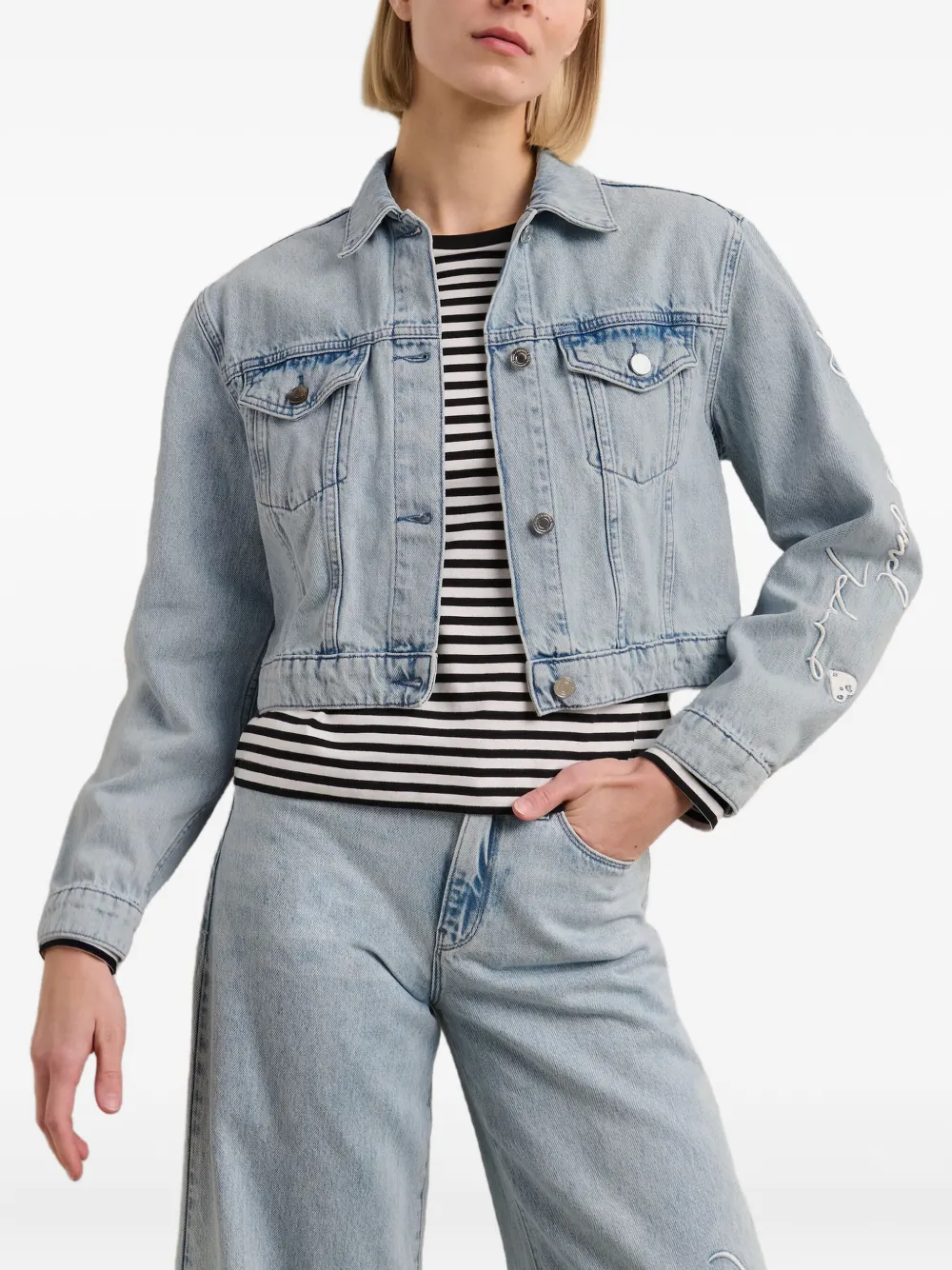 Karl Lagerfeld x Disney jack Blauw
