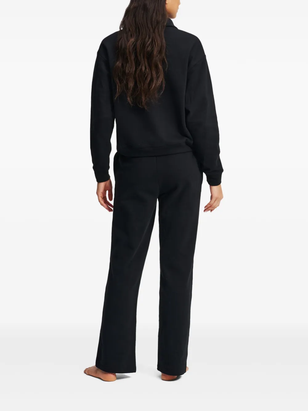 Shop Karl Lagerfeld Logo-embroidered Track Pants