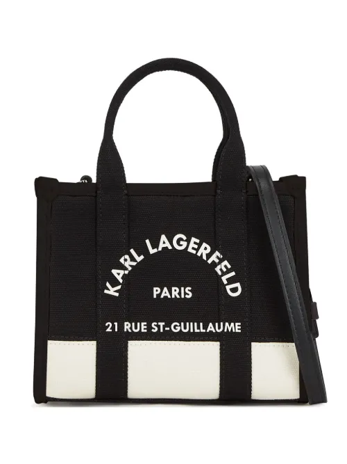 Sac cabas en toile - Karl Lagerfeld - Modalova