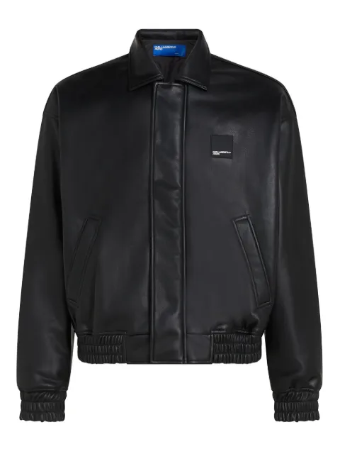 Karl Lagerfeld Jeans chamarra bomber con cierre