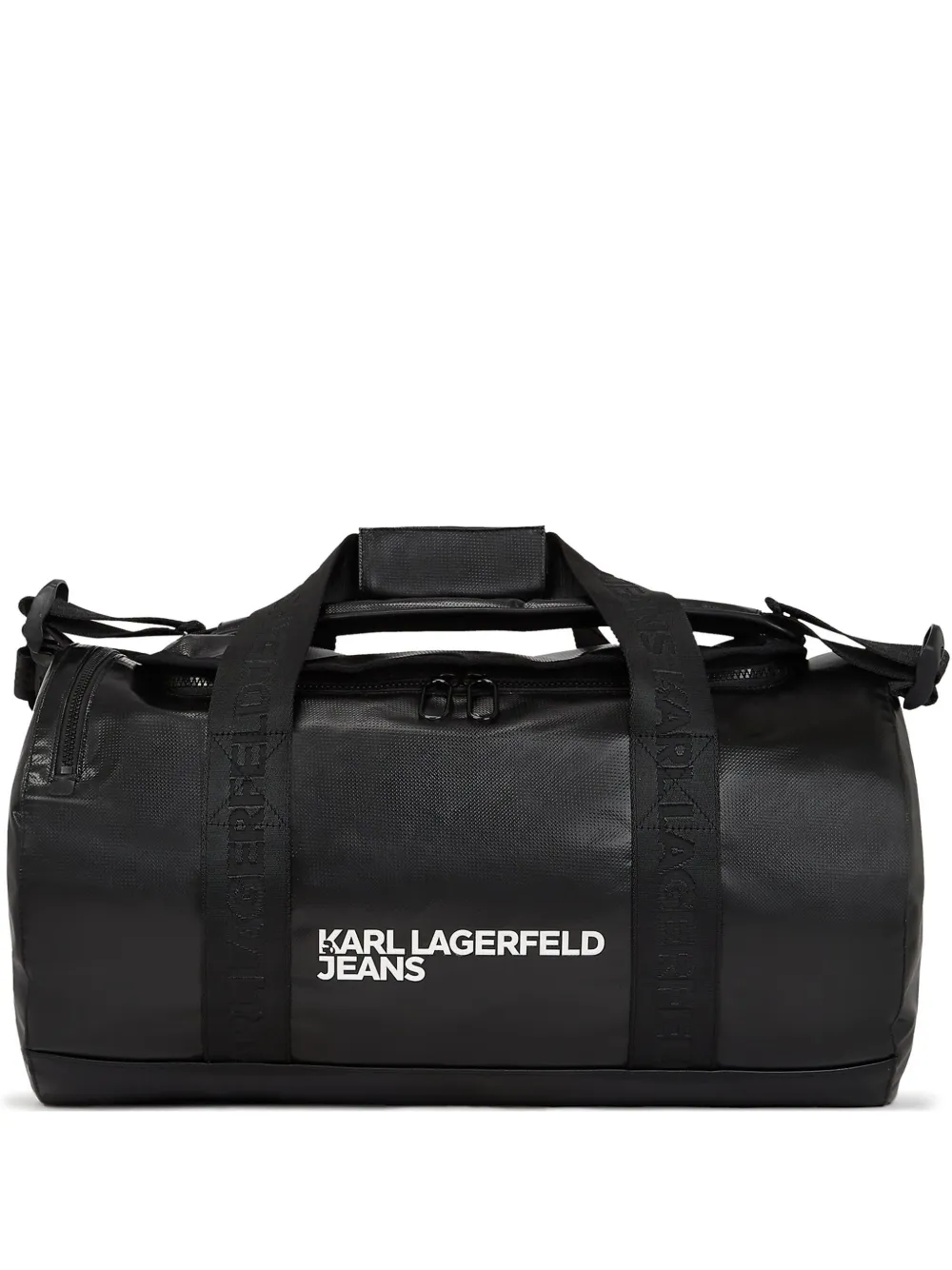 Karl Lagerfeld Jeans KLJ logo-strap duffle bag | Black | Image 1