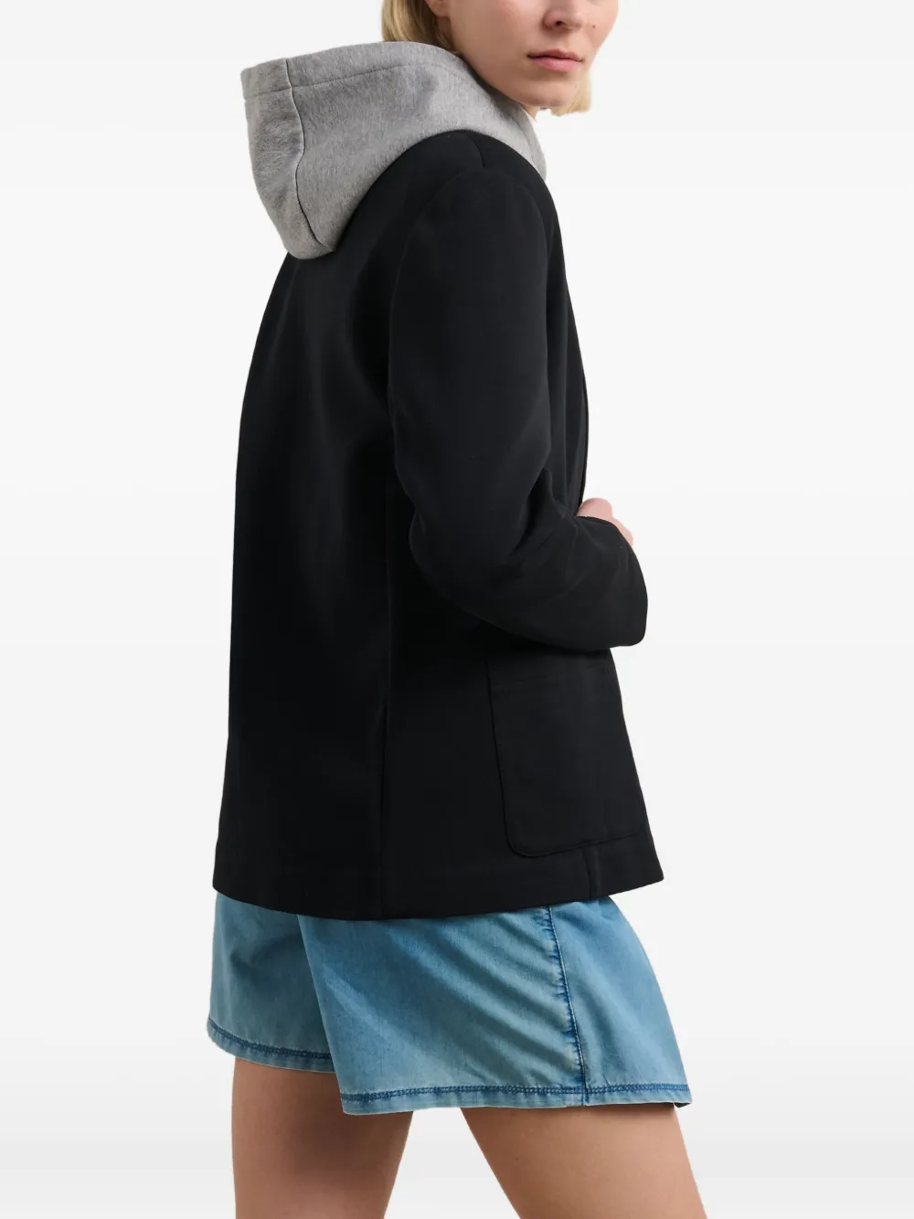 Karl Lagerfeld x Disney jersey blazer Zwart