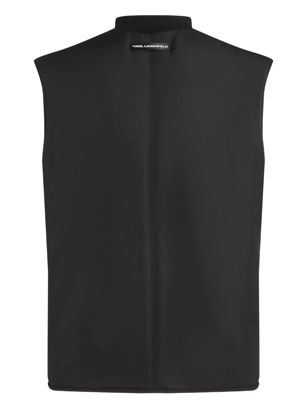 Karl Lagerfeld Ikon gewatteerde bodywarmer Zwart