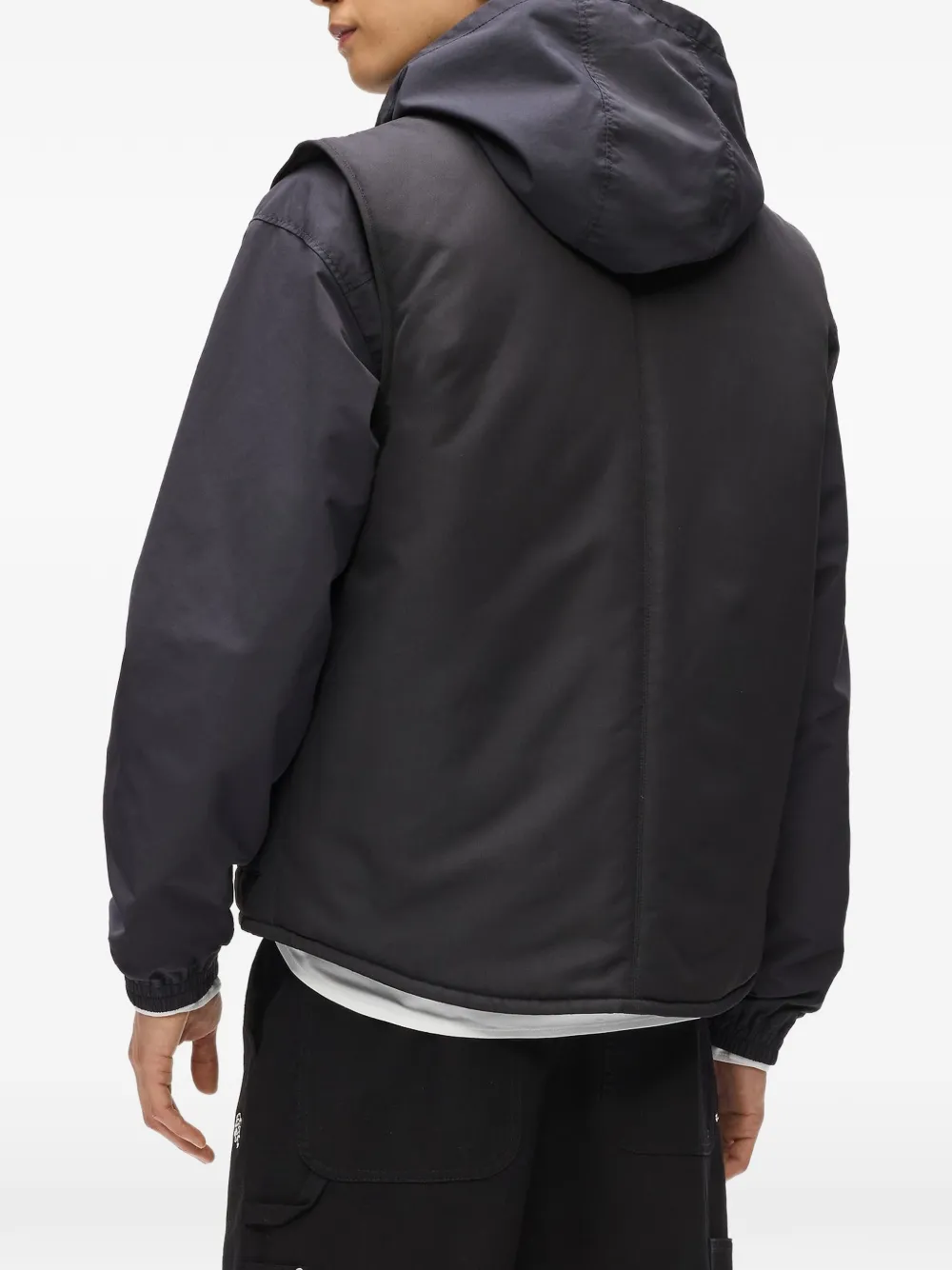 Karl Lagerfeld Ikon gewatteerde bodywarmer Zwart
