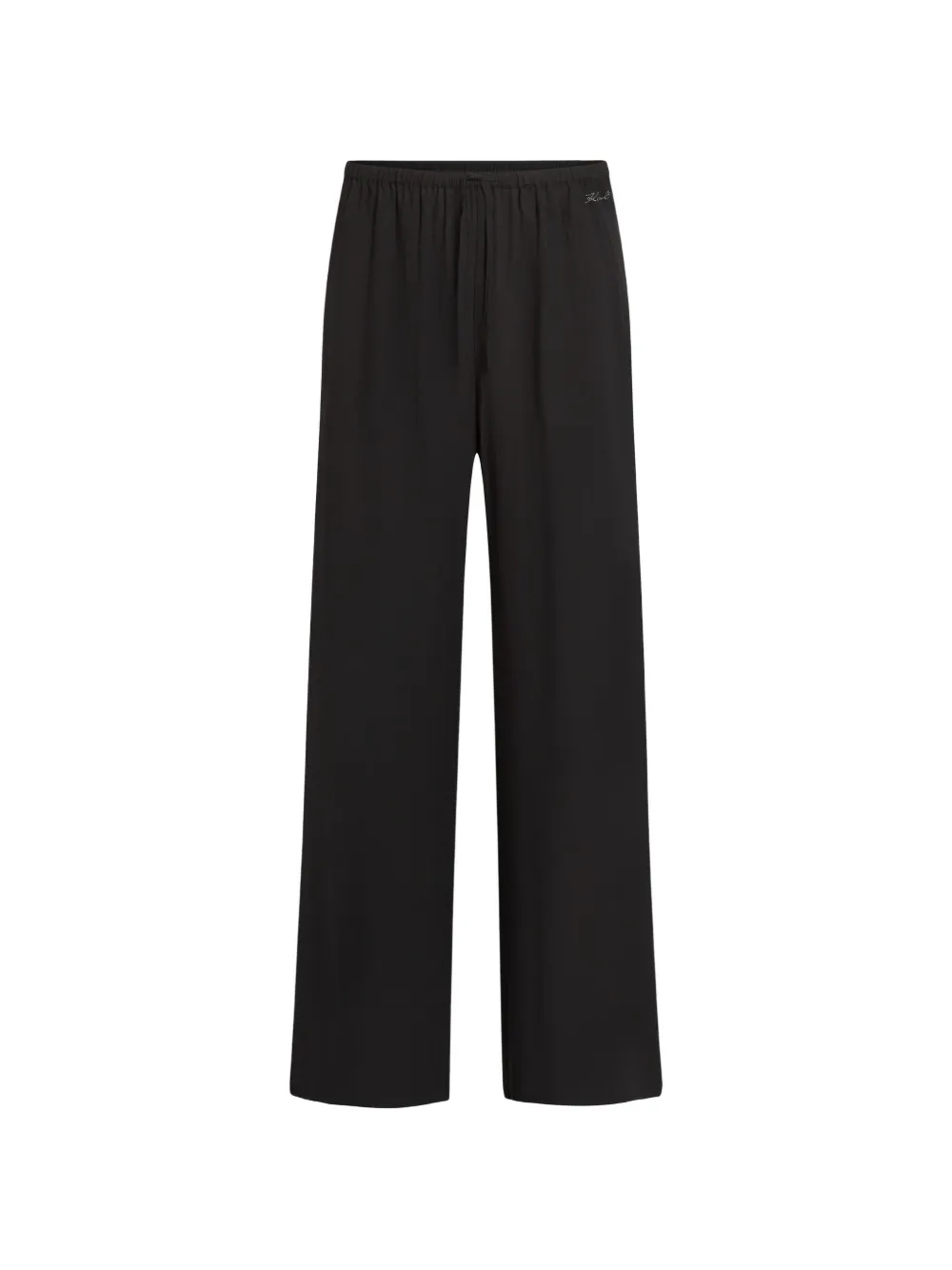 Karl Lagerfeld Pantaloni semi trasparenti - Nero