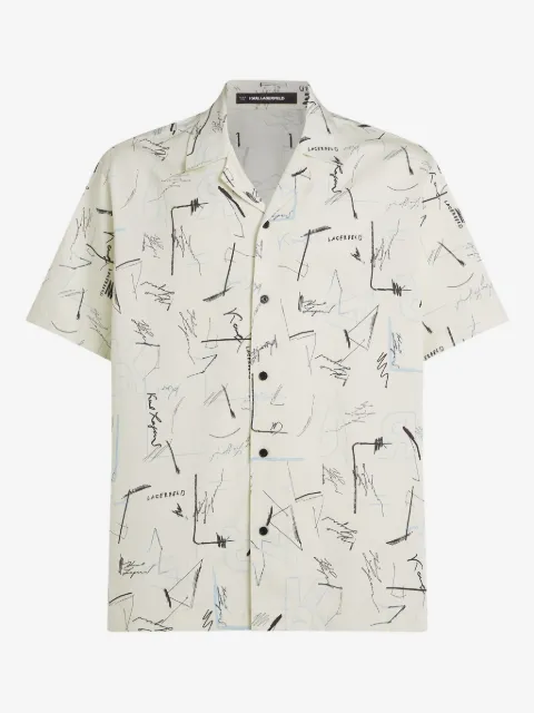 Karl Lagerfeld camisa estampada