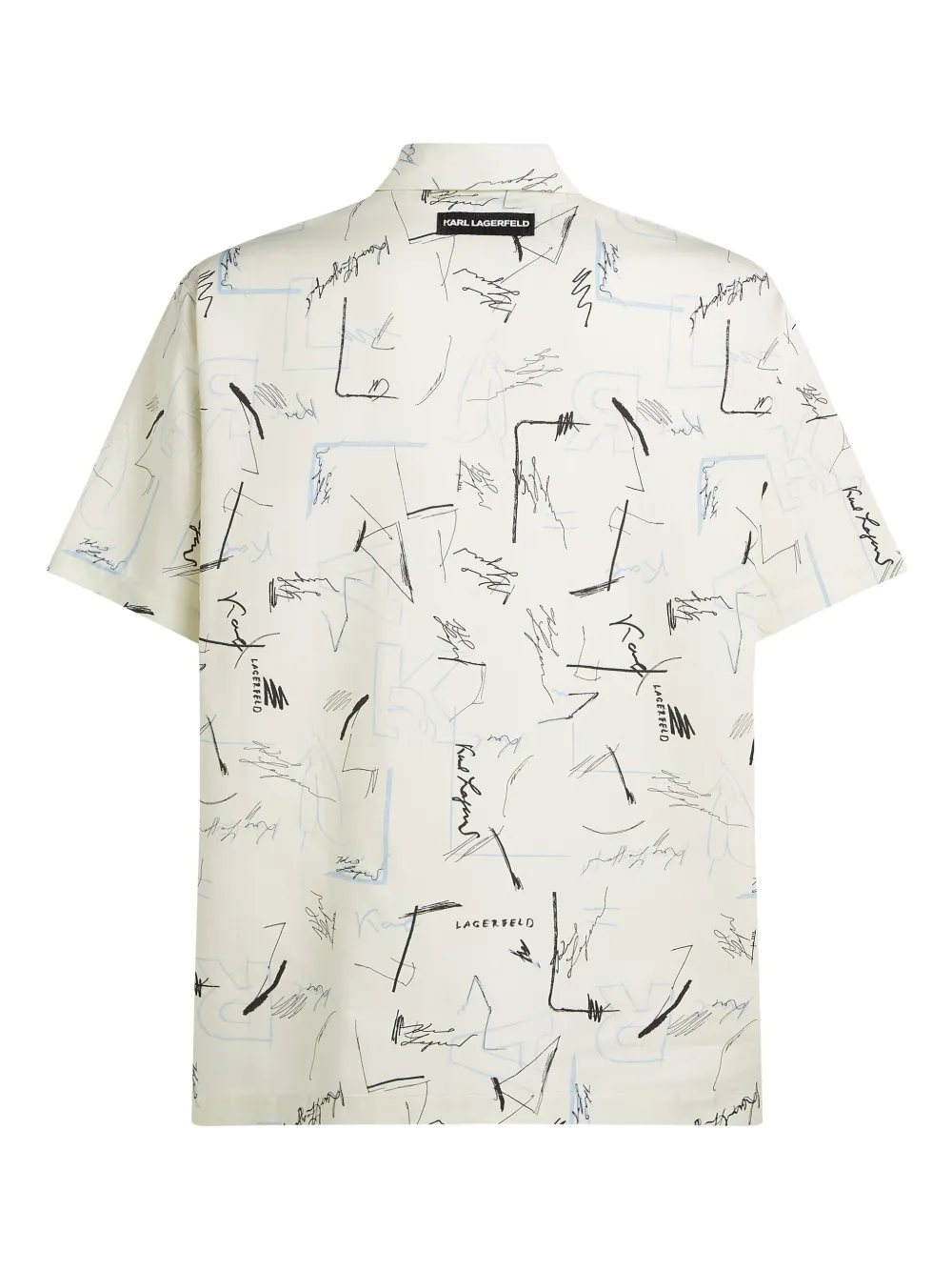 Karl Lagerfeld Overhemd met print Wit