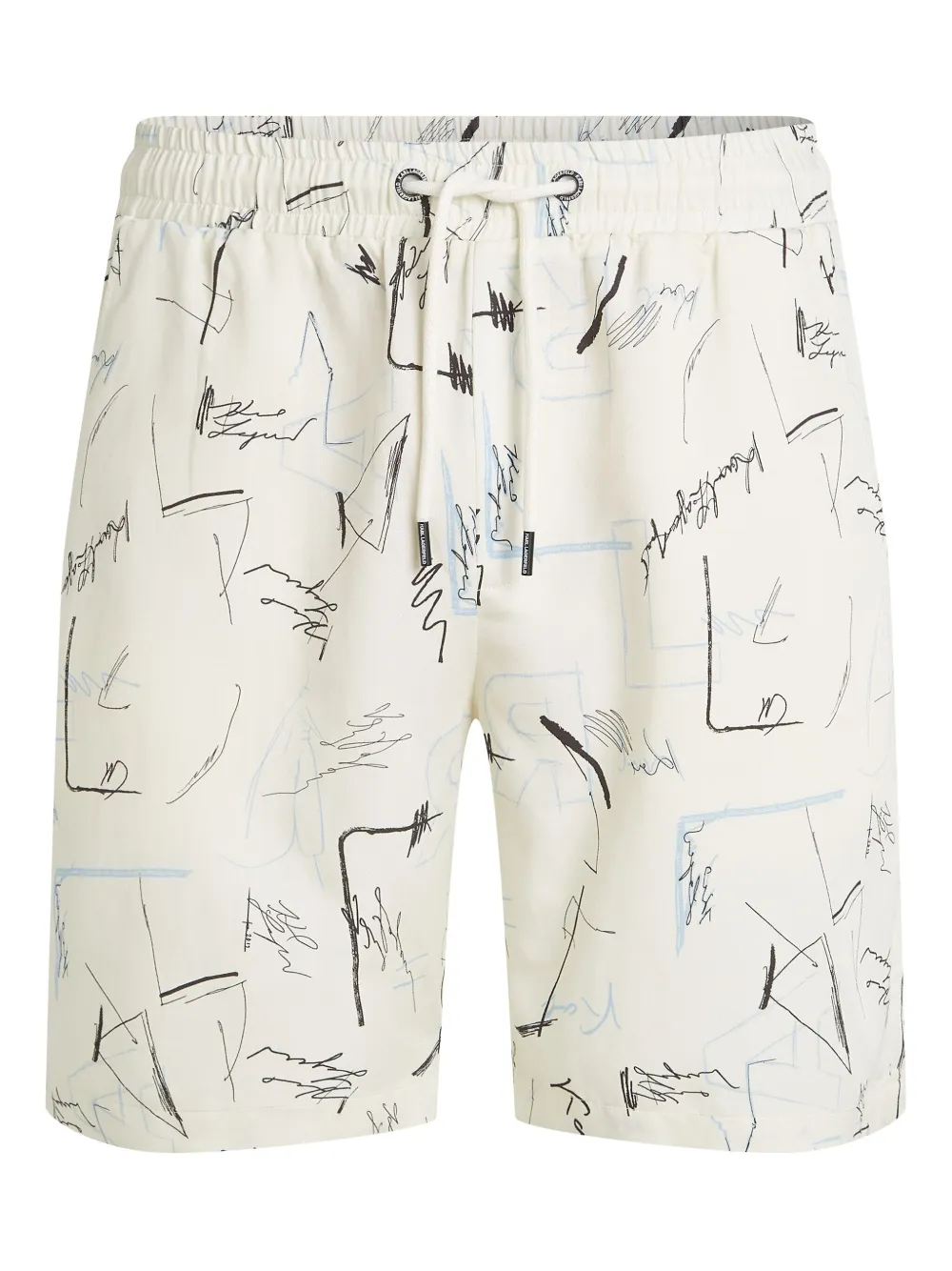 Karl Lagerfeld printed shorts | White | Image 1