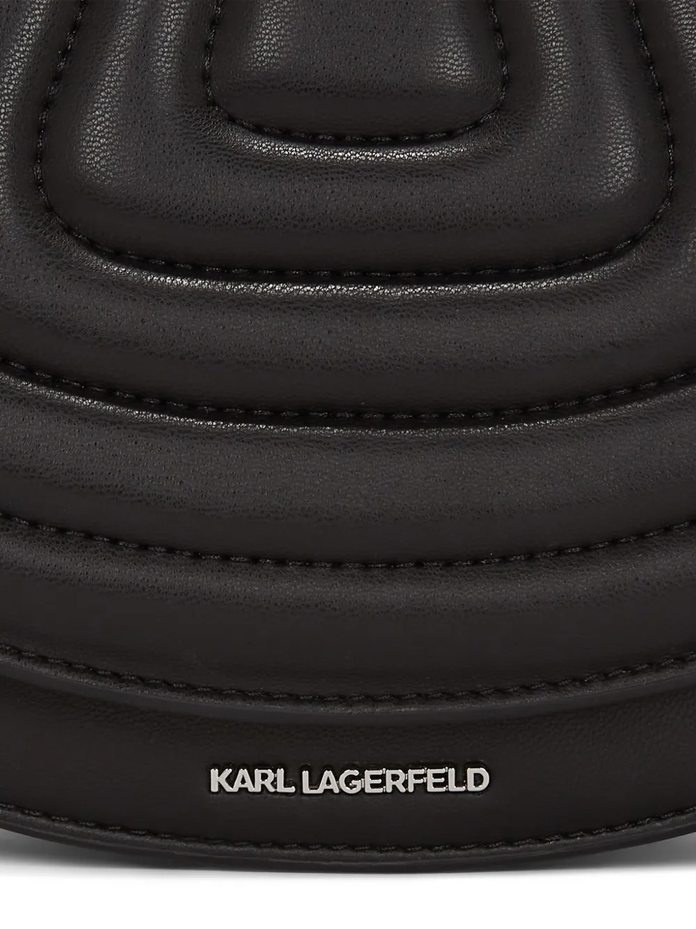 Karl Lagerfeld K Wellen crossbodytas Zwart