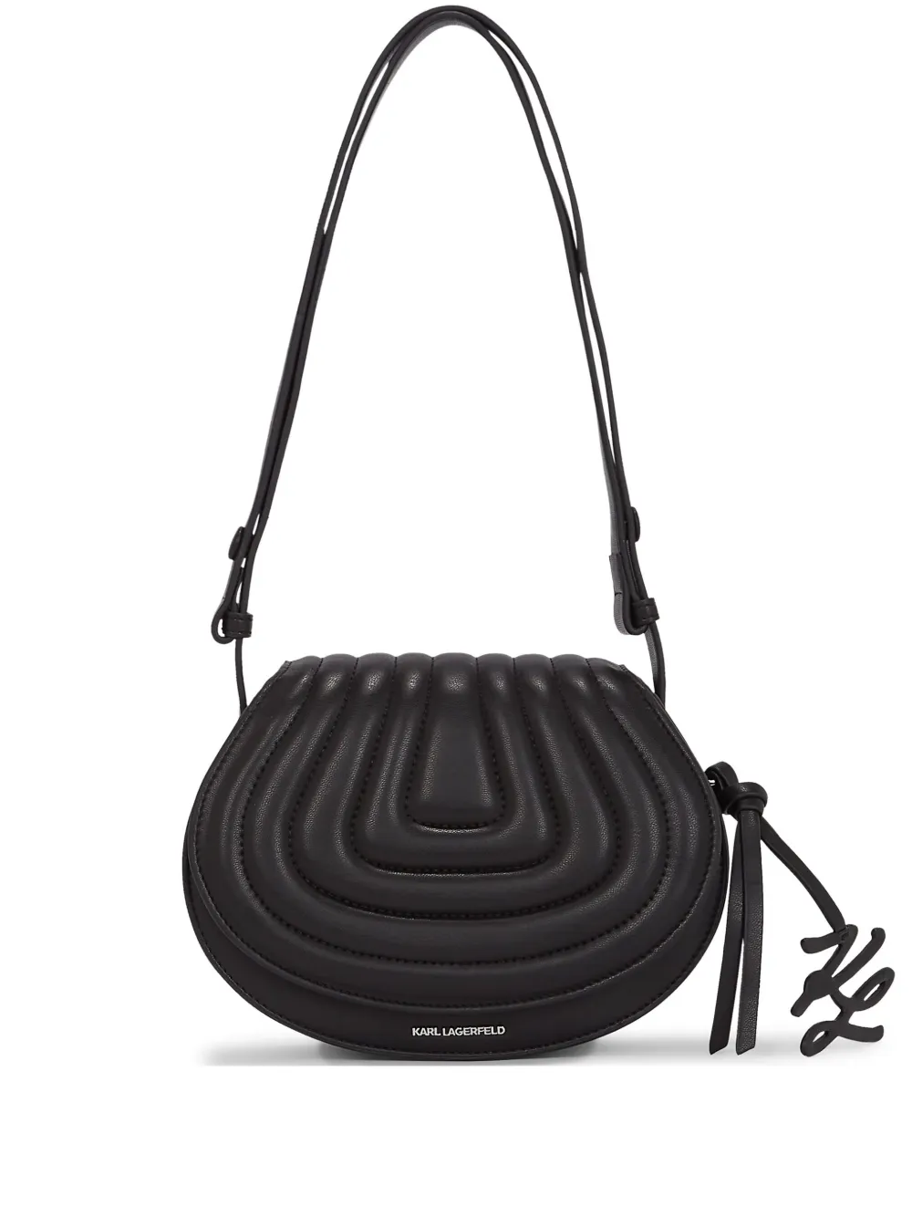 Karl Lagerfeld K/Wellen ショルダーバッグ - ブラック Karl Lagerfeld K/Wellen ショルダーバッグ - ブラック